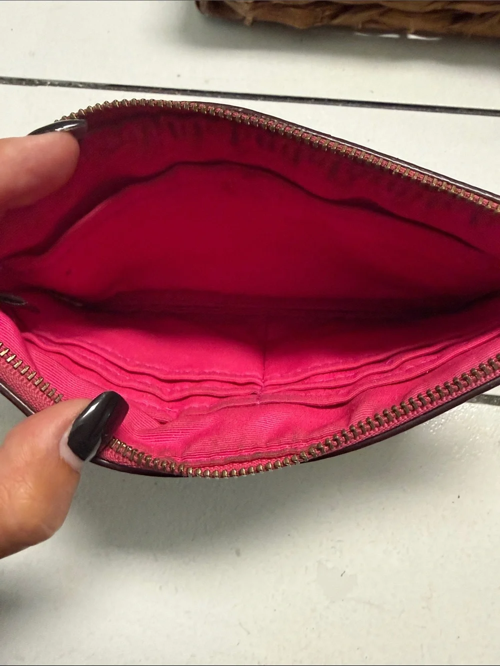 Coach cure wristlet